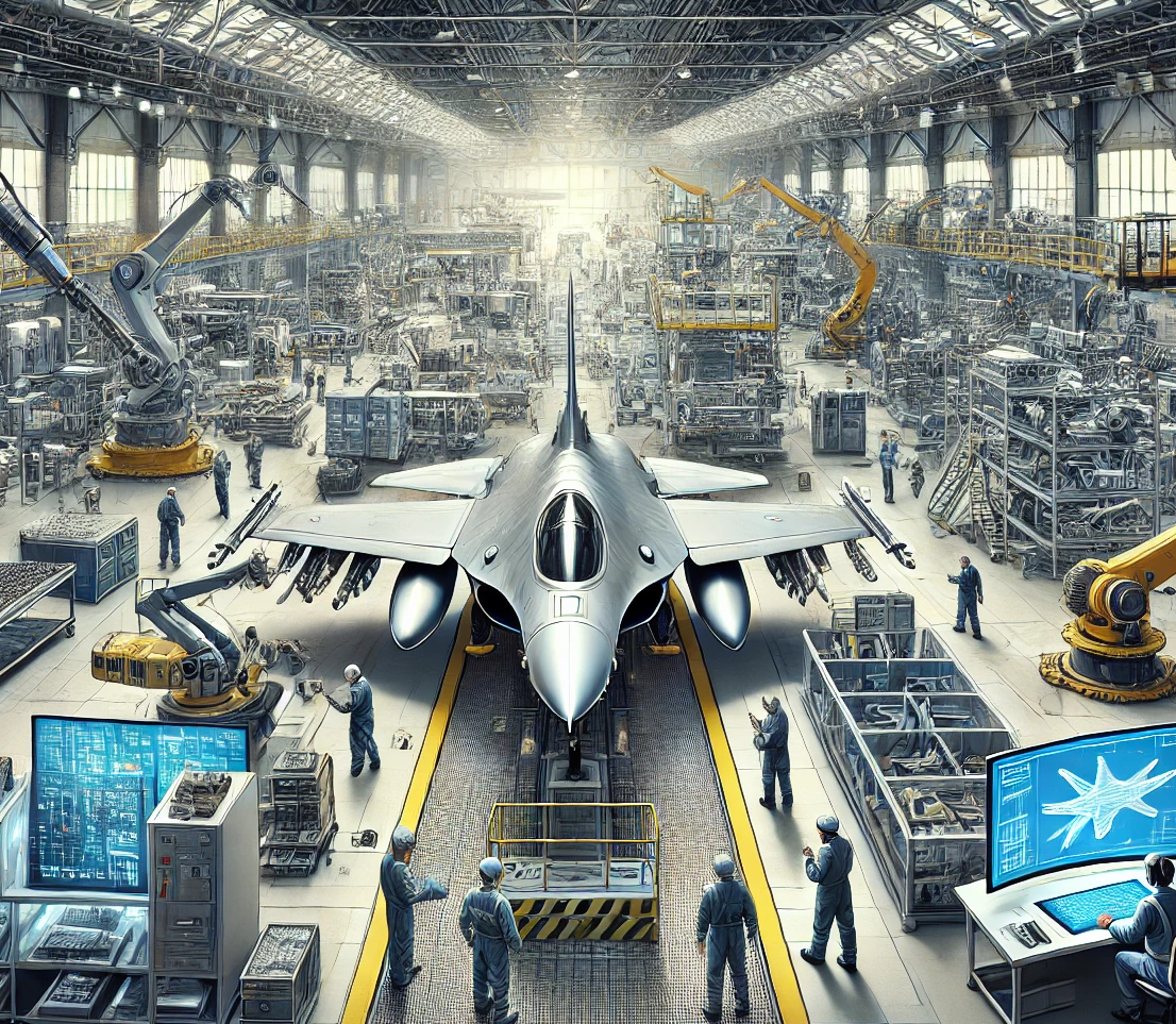 Aerospace assembly line